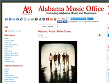 Tablet Screenshot of alabamamusicoffice.com